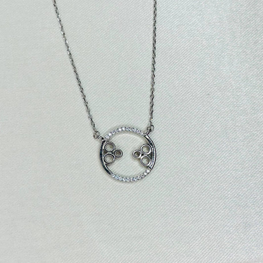 925 Silver Circle of Elegance Necklace