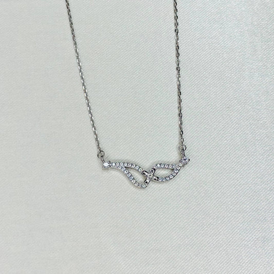 925 Silver Infinity Sparkle Necklace