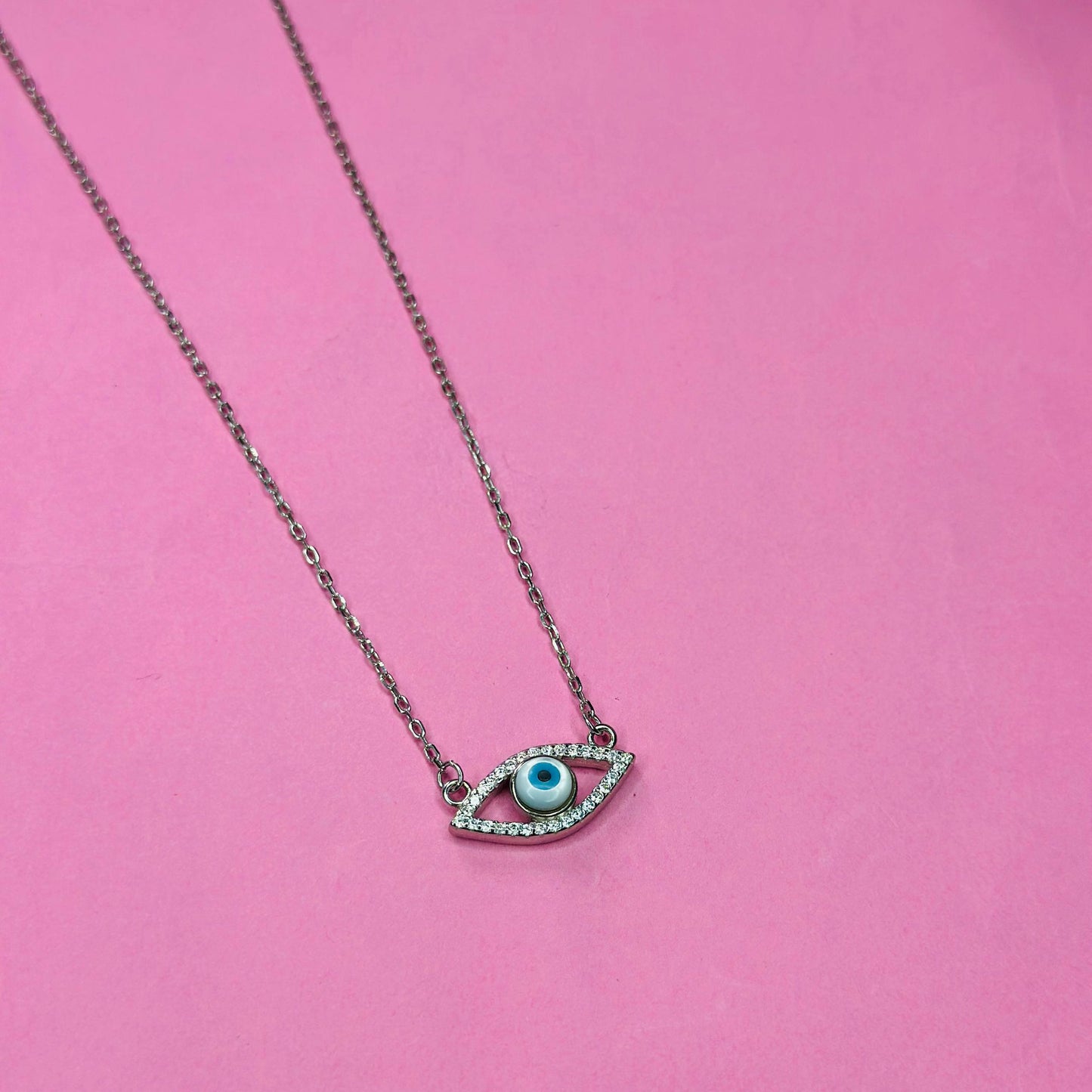 925 Silver Evil Eye Protection Necklace