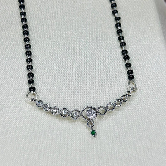 Celestial Circles Mangalsutra ā 925 Sterling Silver