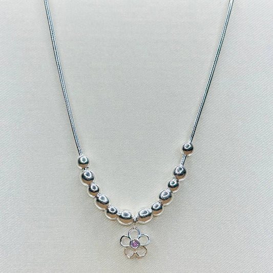 Blossom Bead Chain ā 925 Sterling Silver
