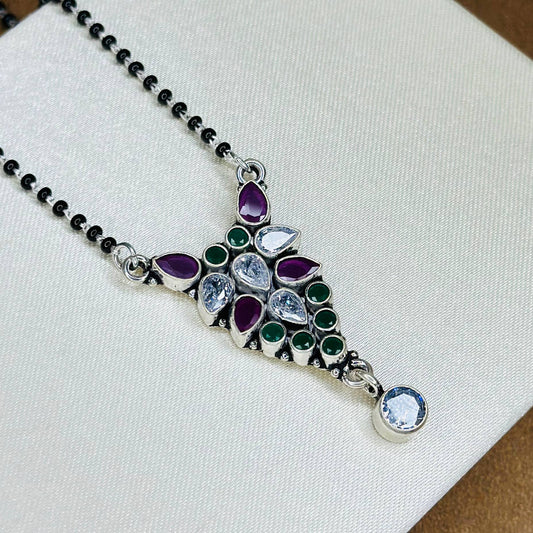 Regal Blossom Mangalsutra ā 925 Sterling Silver