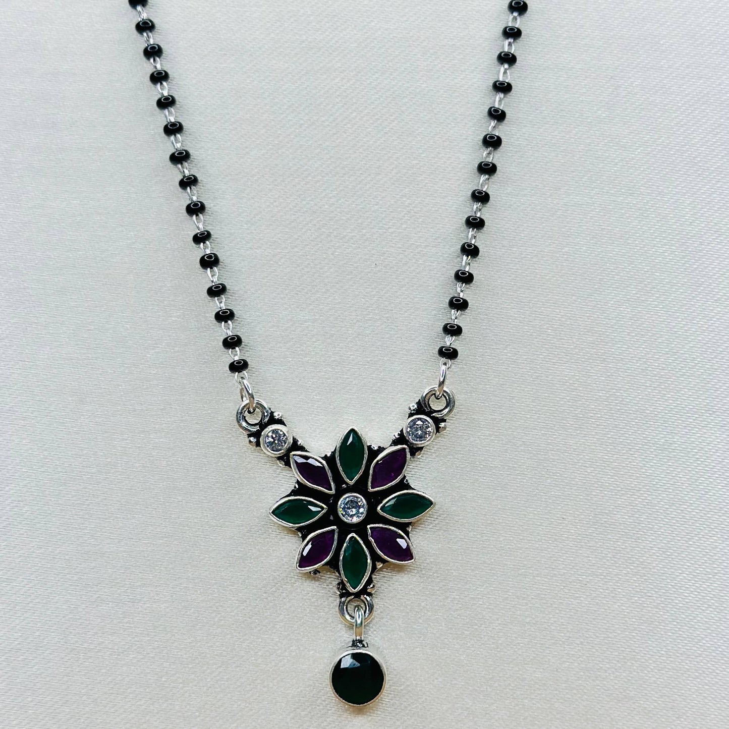 Blooming Star Mangalsutra – 925 Sterling Silver