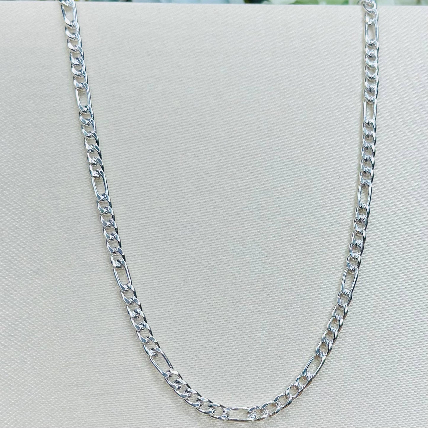 Classic Figaro Chain – 925 Sterling Silver