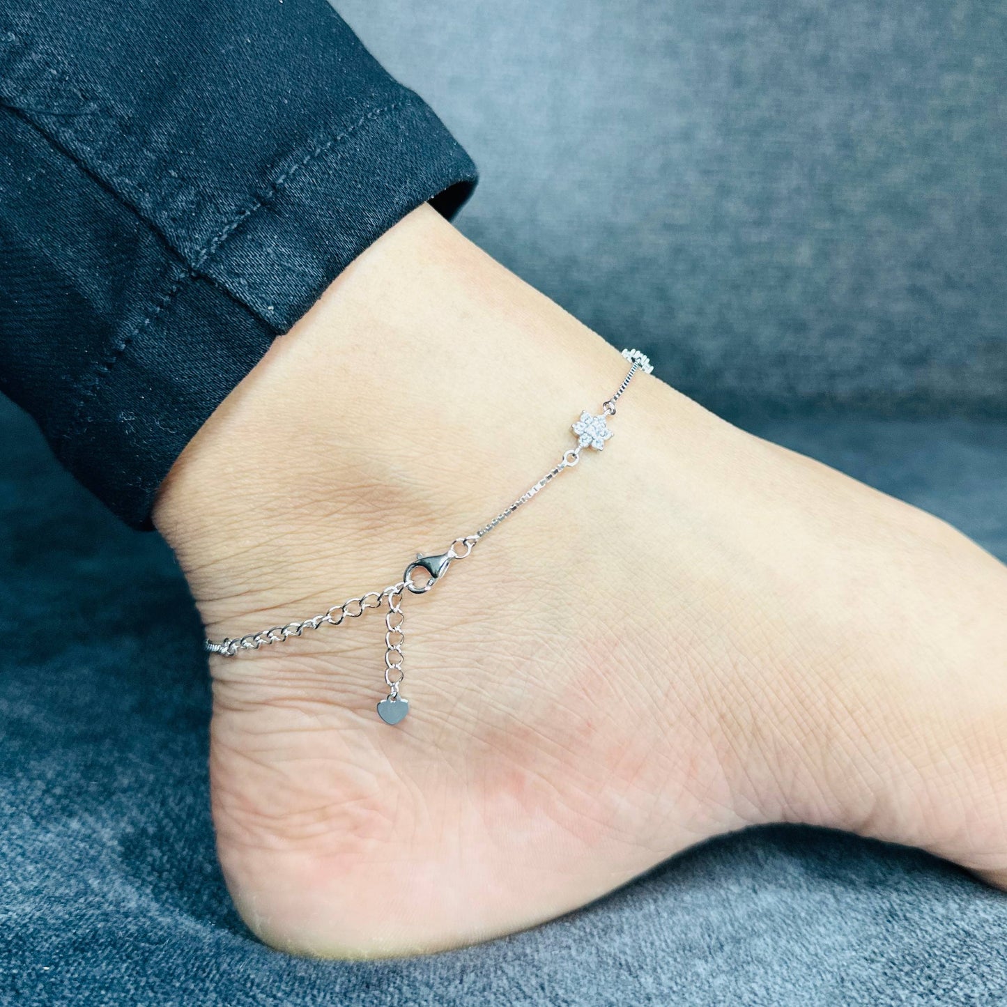 Blossom Spark Anklet