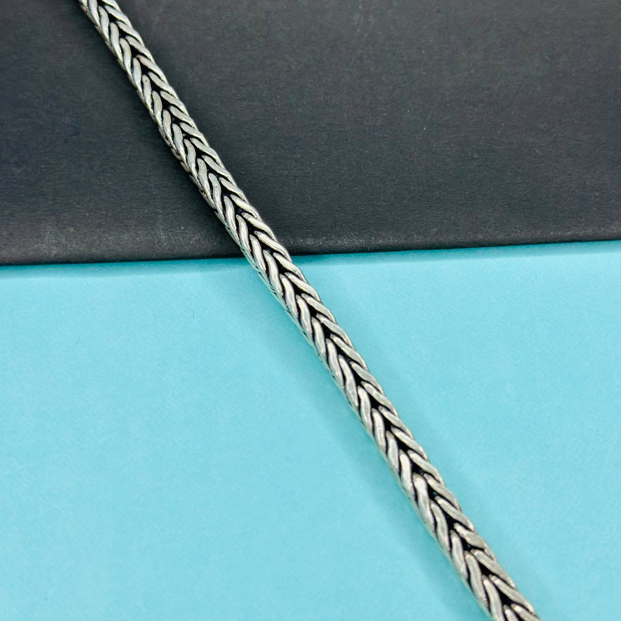 925 Sterling Silver Dragon Head Woven Chain Bracelet