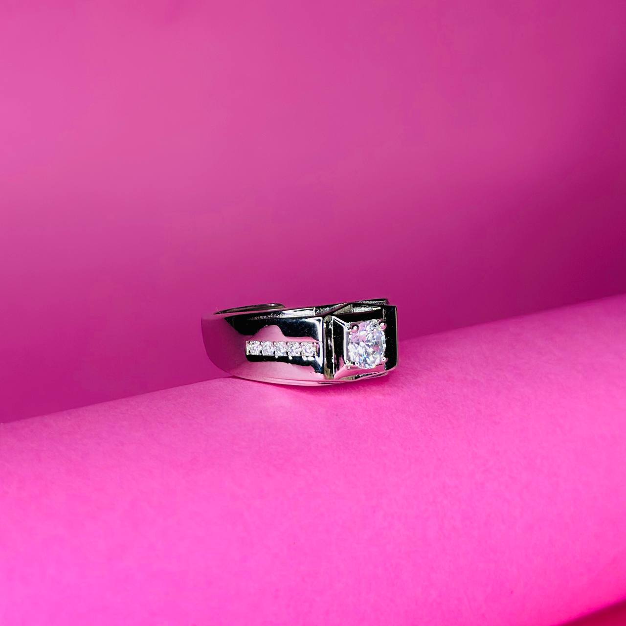 Titan Shine 925 Silver Adjustable Ring