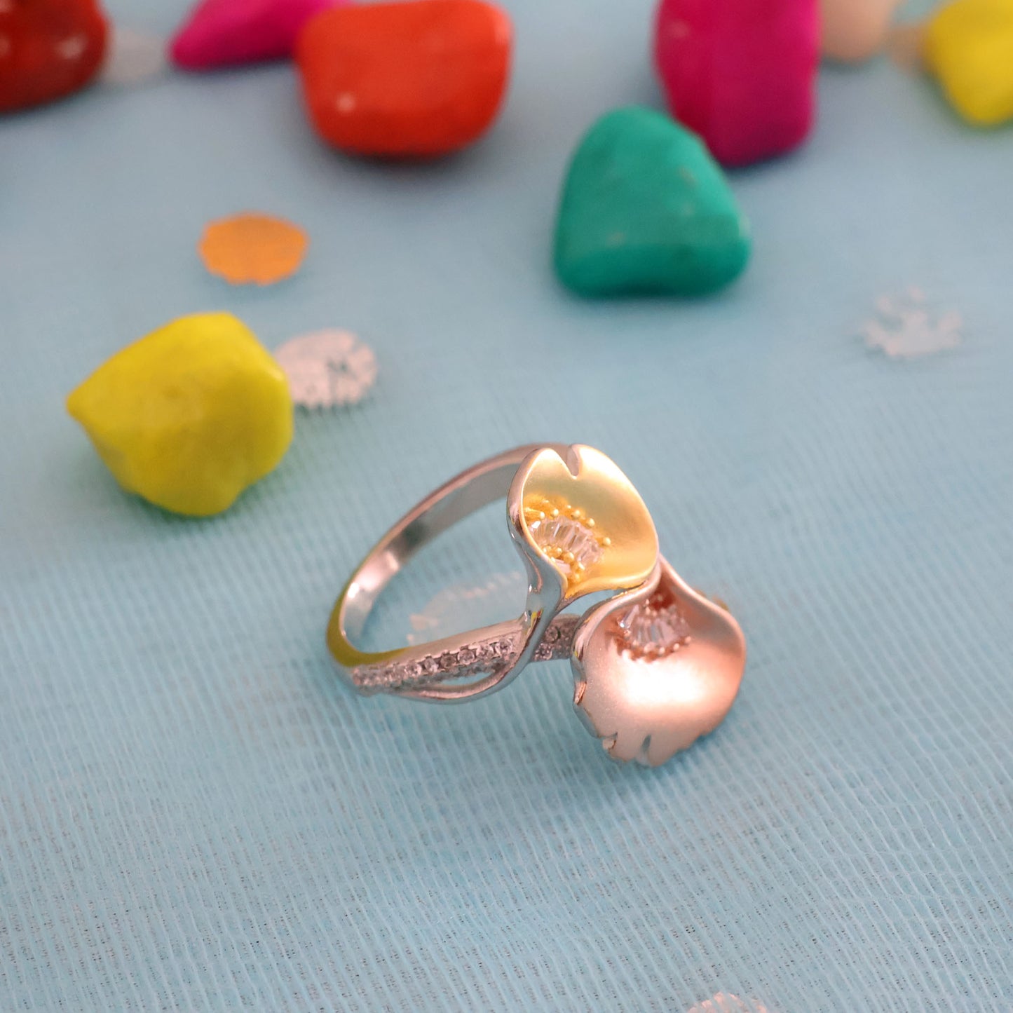 Blooming Grace – 925 Silver Floral Ring