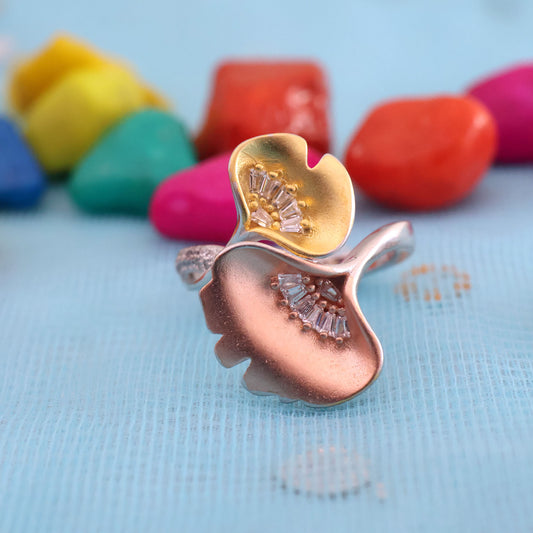 Blooming Grace – 925 Silver Floral Ring