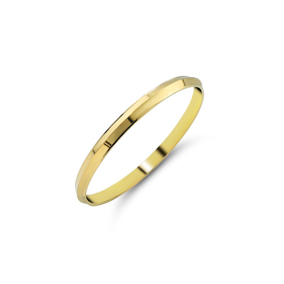 925 Sterling Silver Gold-Plated Men’s Kada