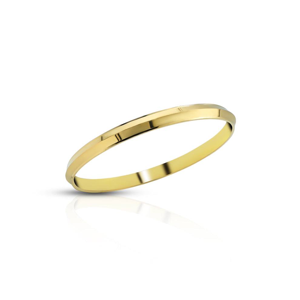 925 Sterling Silver Gold-Plated Men’s Kada