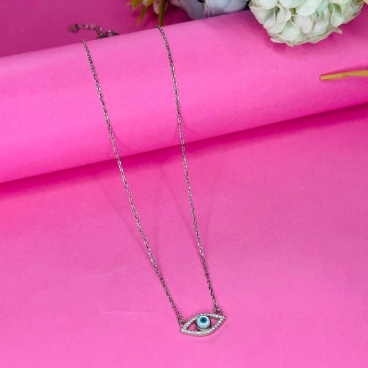 925 Silver Evil Eye Protection Necklace