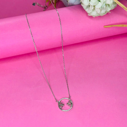 925 Silver Circle of Elegance Necklace