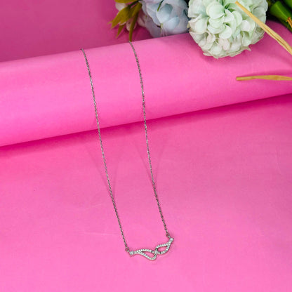 925 Silver Infinity Sparkle Necklace