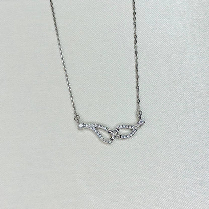 925 Silver Infinity Sparkle Necklace