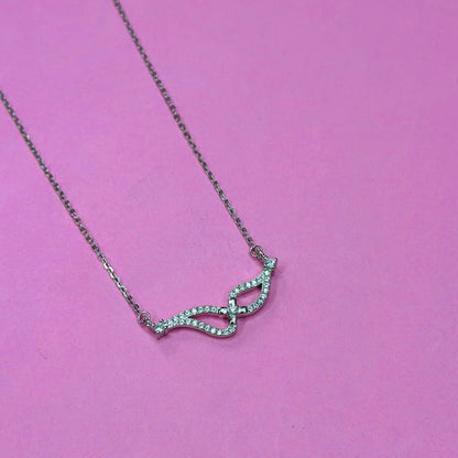 925 Silver Infinity Sparkle Necklace