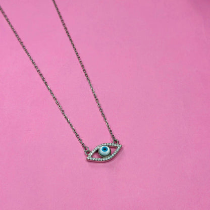 925 Silver Evil Eye Protection Necklace