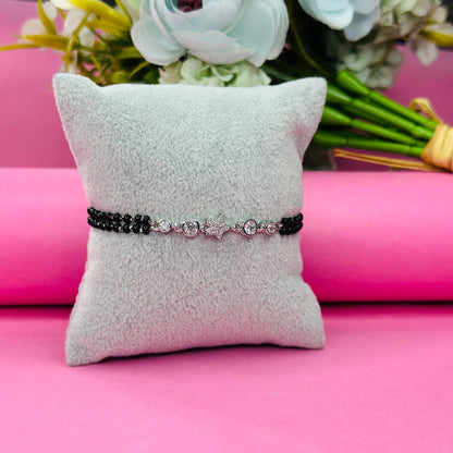 925 Silver Sparkling Star Mangalsutra Bracelet