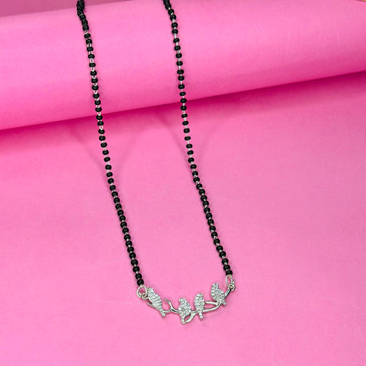 Lovebirds Mangalsutra – 925 Sterling Silver