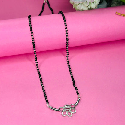 Radiant Blossom Mangalsutra – 925 Sterling Silver
