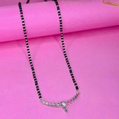 Celestial Circles Mangalsutra – 925 Sterling Silver