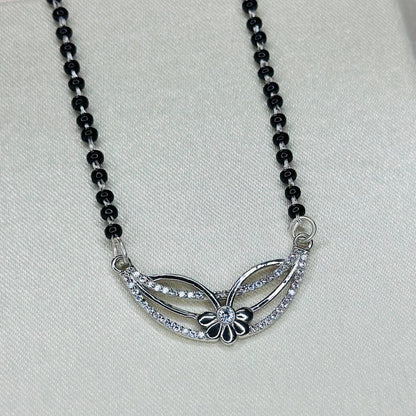 Graceful Bloom Mangalsutra – 925 Sterling Silver