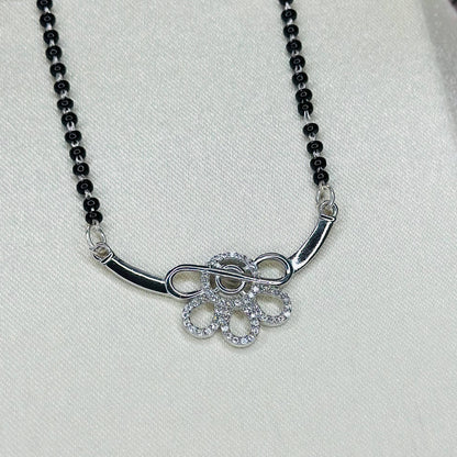 Radiant Blossom Mangalsutra – 925 Sterling Silver