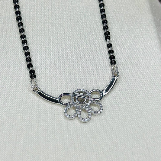Radiant Blossom Mangalsutra – 925 Sterling Silver