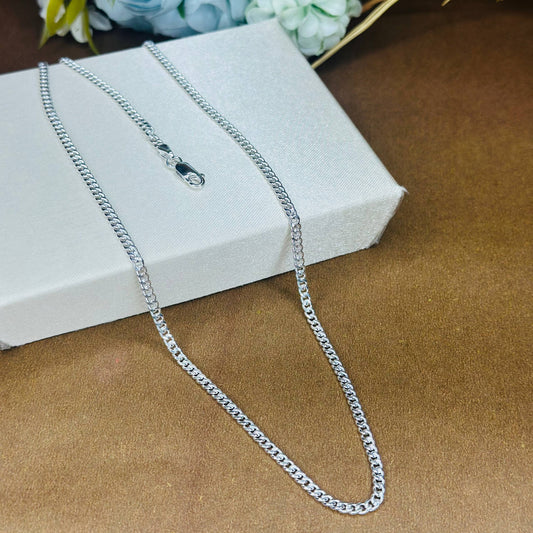 Classic Curb Chain – 925 Sterling Silver