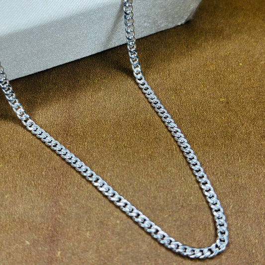Classic Curb Chain – 925 Sterling Silver