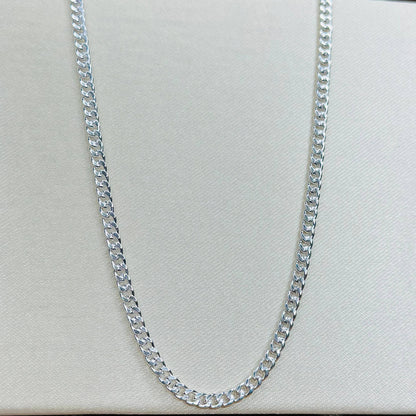 Classic Curb Chain – 925 Sterling Silver