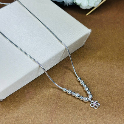 Blossom Bead Chain – 925 Sterling Silver