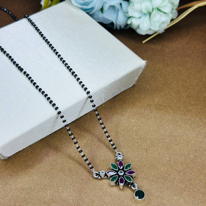 Blooming Star Mangalsutra – 925 Sterling Silver