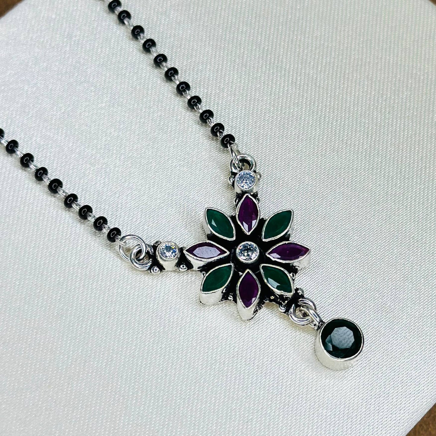 Blooming Star Mangalsutra – 925 Sterling Silver