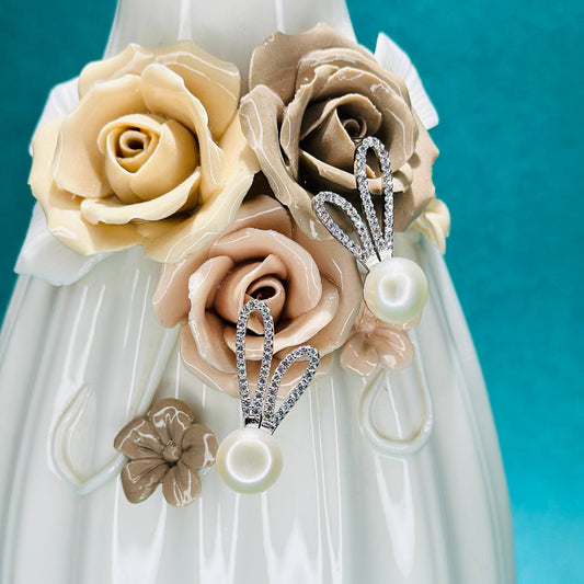 Radiant Pearl Bloom Earrings