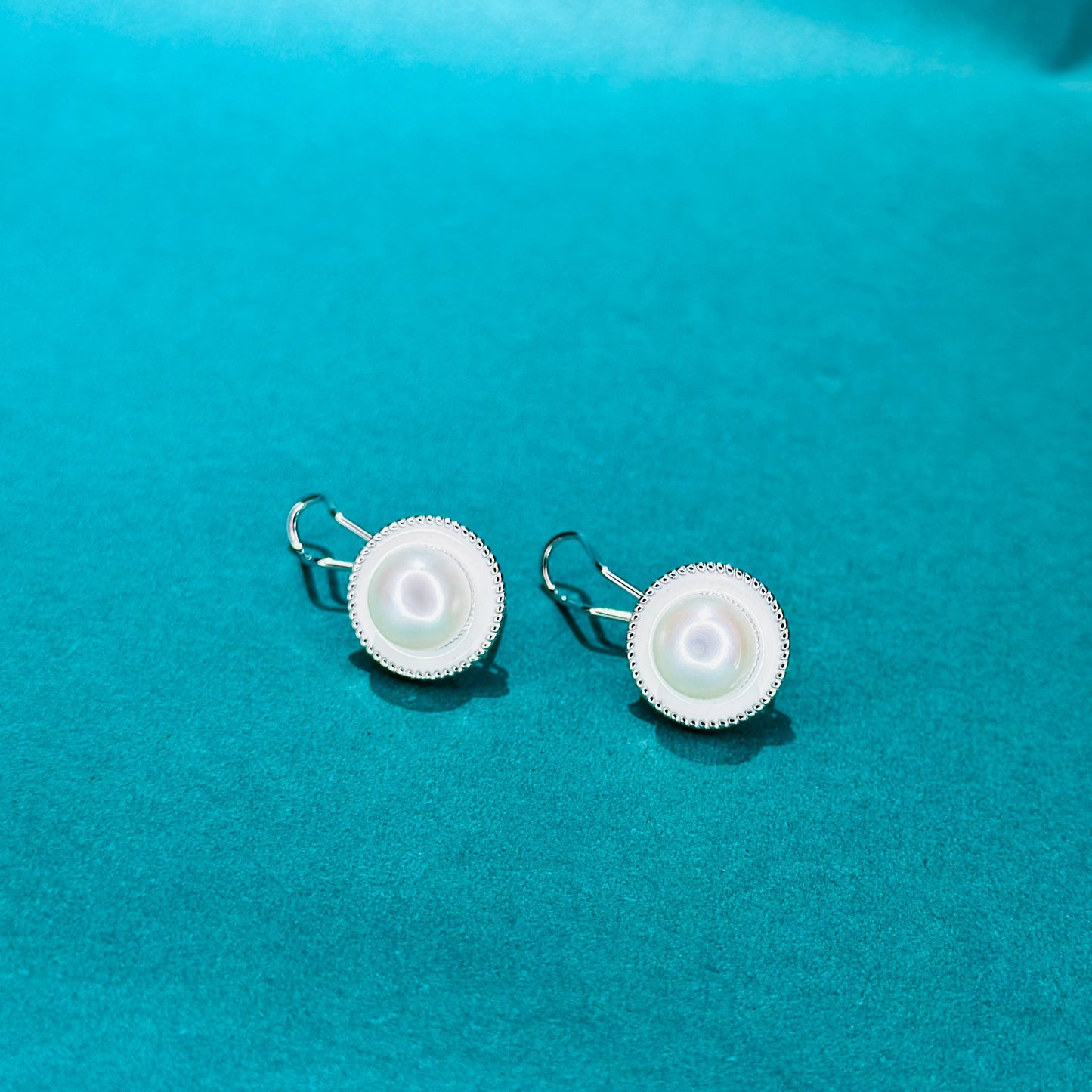 Classic Pearl Halo Studs