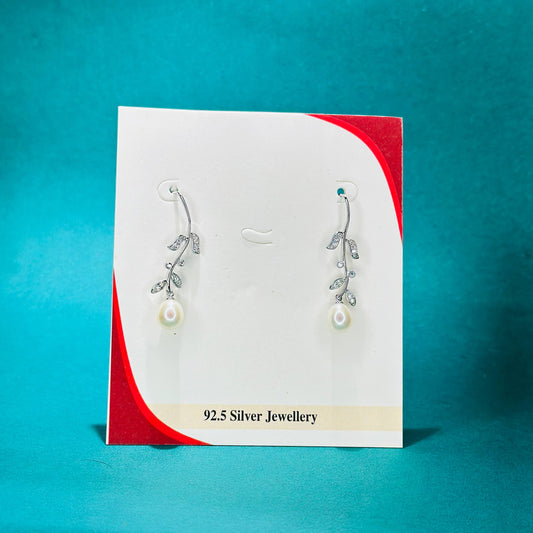 Pearl Vine Elegance Earrings