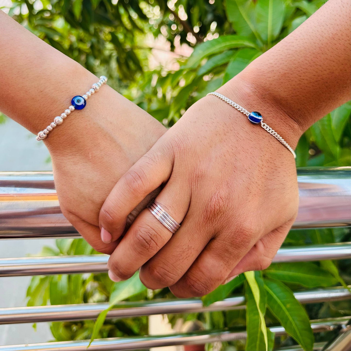 Eternal Bond Evil Eye Couple Bracelets