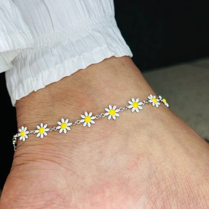 Daisy Bloom Anklet
