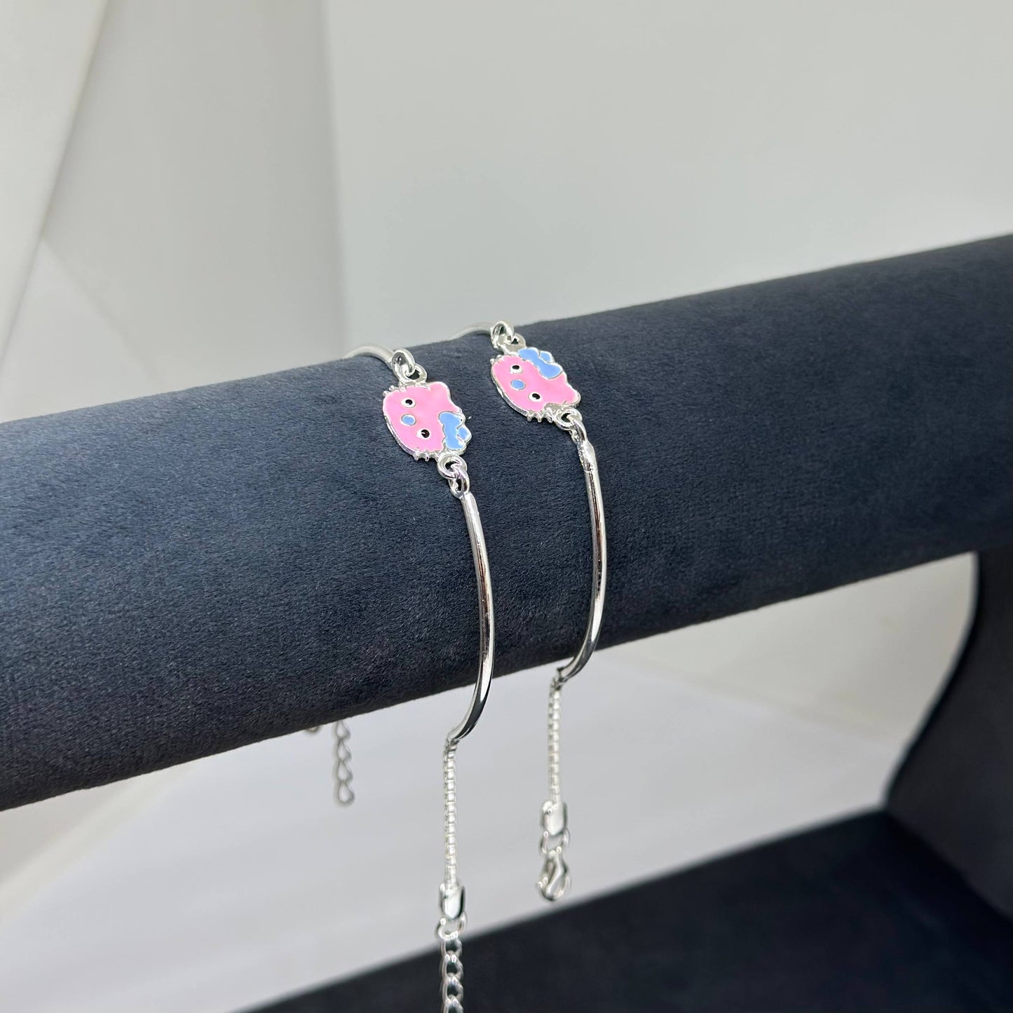 Hello Kitty Silver Charm Kids Bracelet