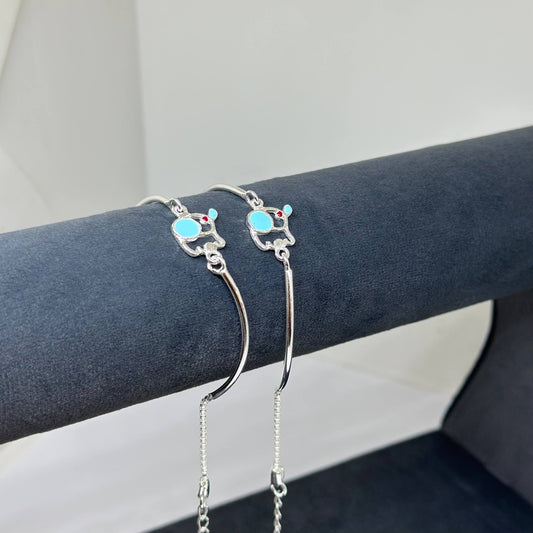 Playful Elephant Kids Bracelet