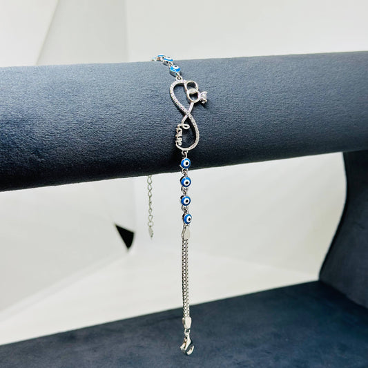 Infinity Love Evil Eye Bracelet