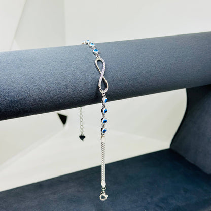 Classic Infinity Evil Eye Bracelet
