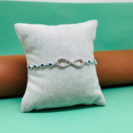 Classic Infinity Evil Eye Bracelet