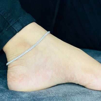 “Eterna Shine 925 Silver Anklet”