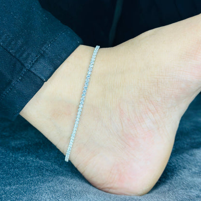 “Eterna Shine 925 Silver Anklet”