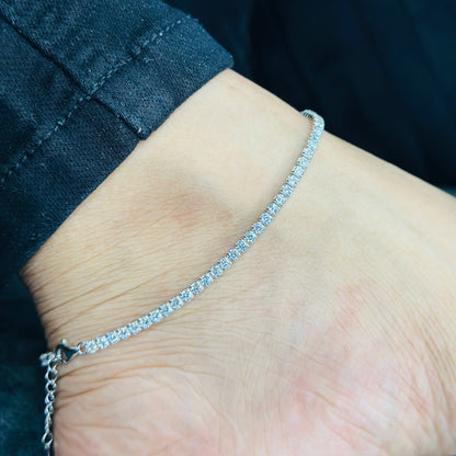 “Eterna Shine 925 Silver Anklet”