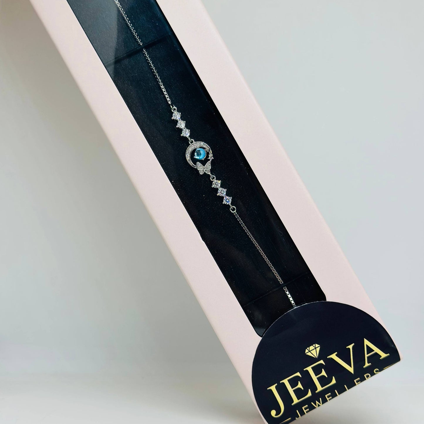 Lunar Glow 925 Silver Bracelet