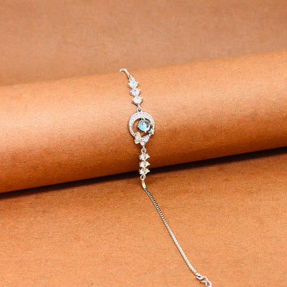 Lunar Glow 925 Silver Bracelet