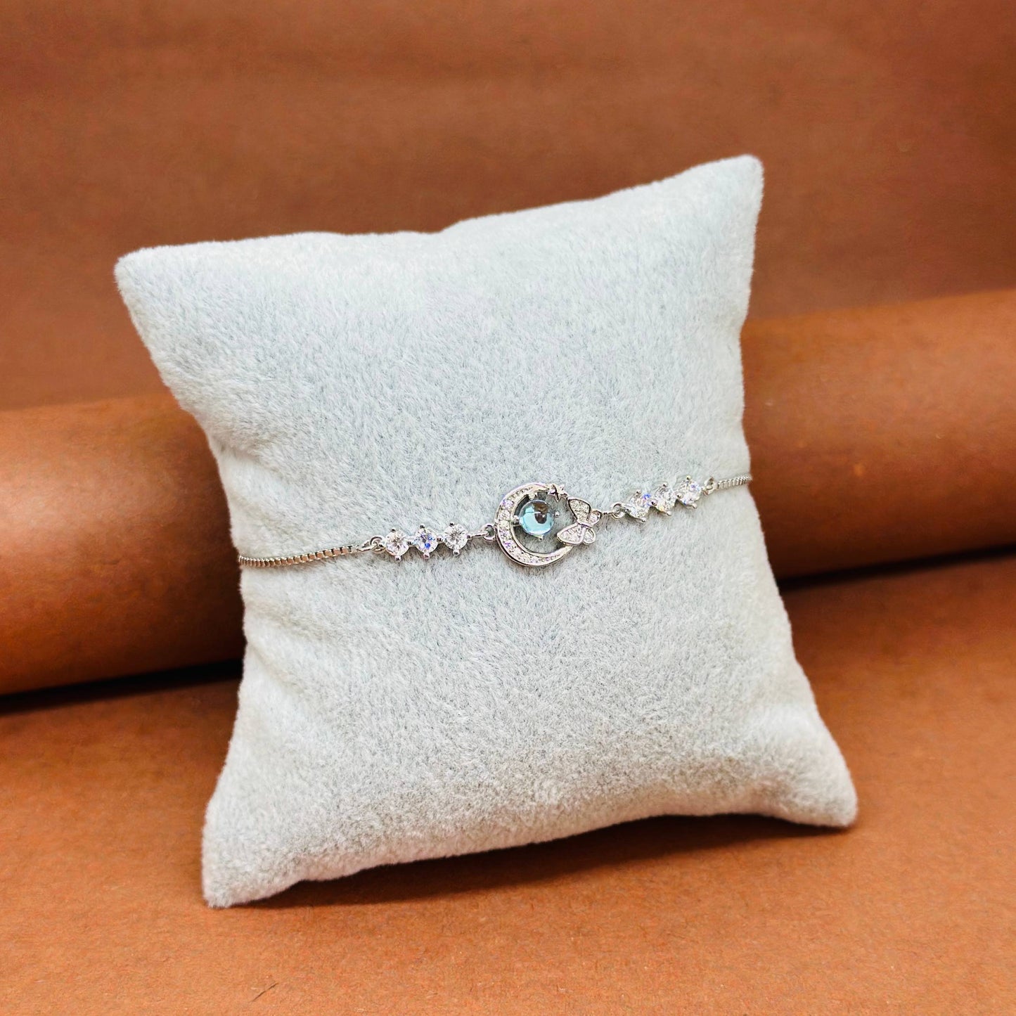 Lunar Glow 925 Silver Bracelet